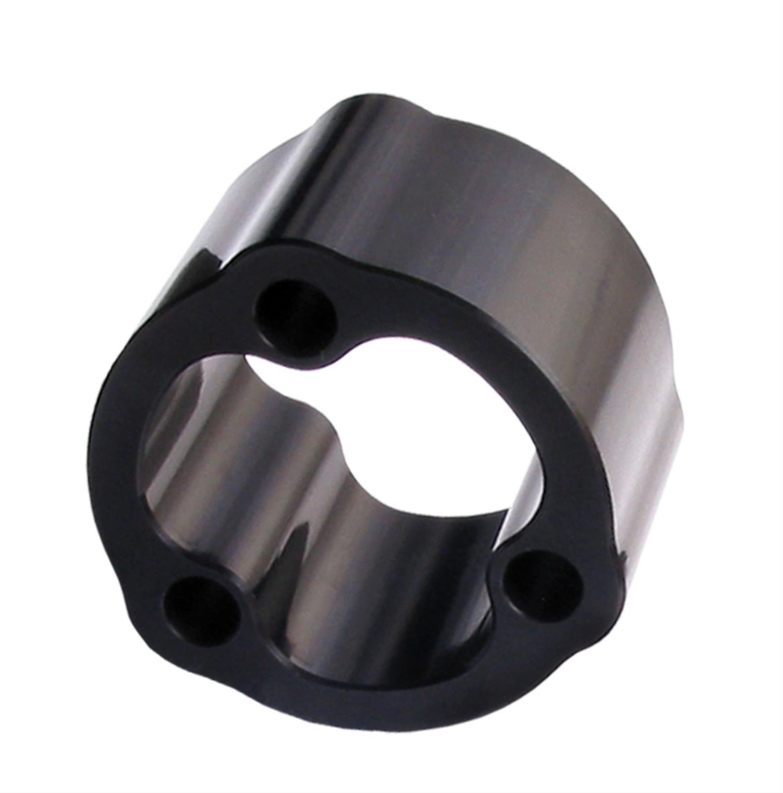 JOES Racing Products Steering Wheel Spacers 13315 Spacer, 1.500 in. Thick, Aluminum, Black Anodized, 3 5/16 in. x 1 3/4 in. Bolt Circle, Each