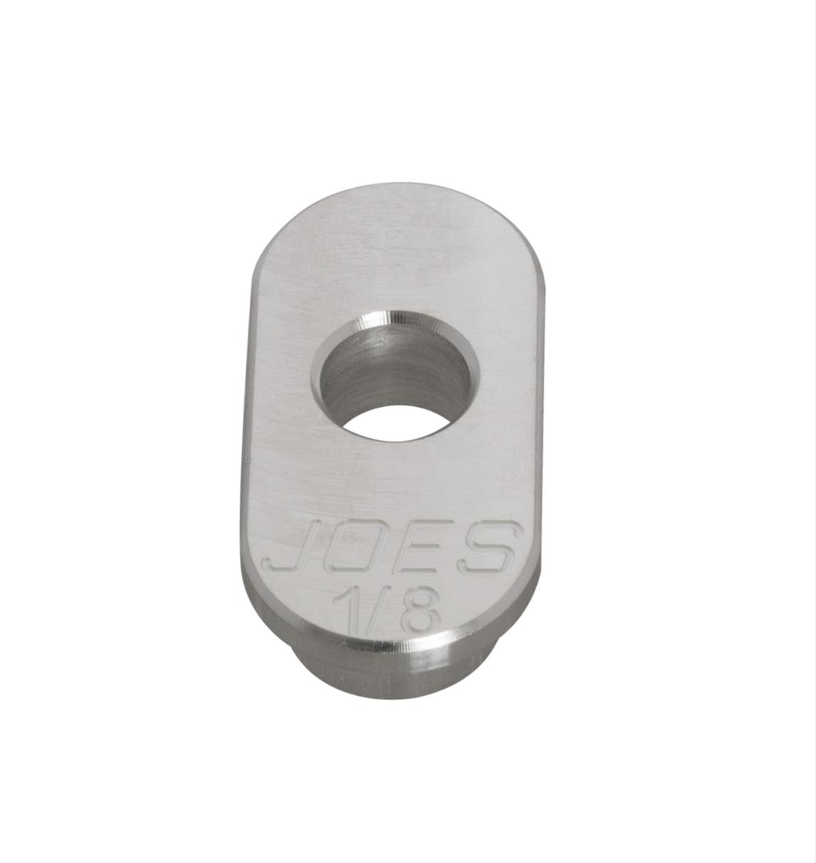JOES Racing Products Control Arm Roll Center Plate Slugs 14540 Slug, 0.125 in. Offset, Aluminum, Each