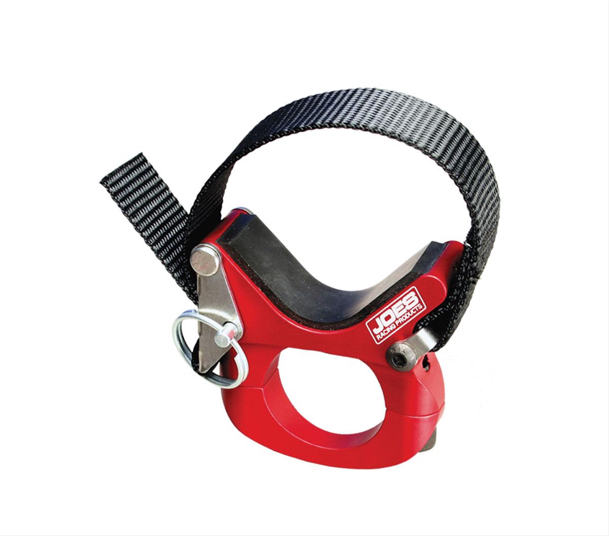 JOES Racing Products Shock Reservoir Mounting Kits 19410 Bracket, Aluminum, Red Anodized, 1.250 in Tube, Each thumbnail 2