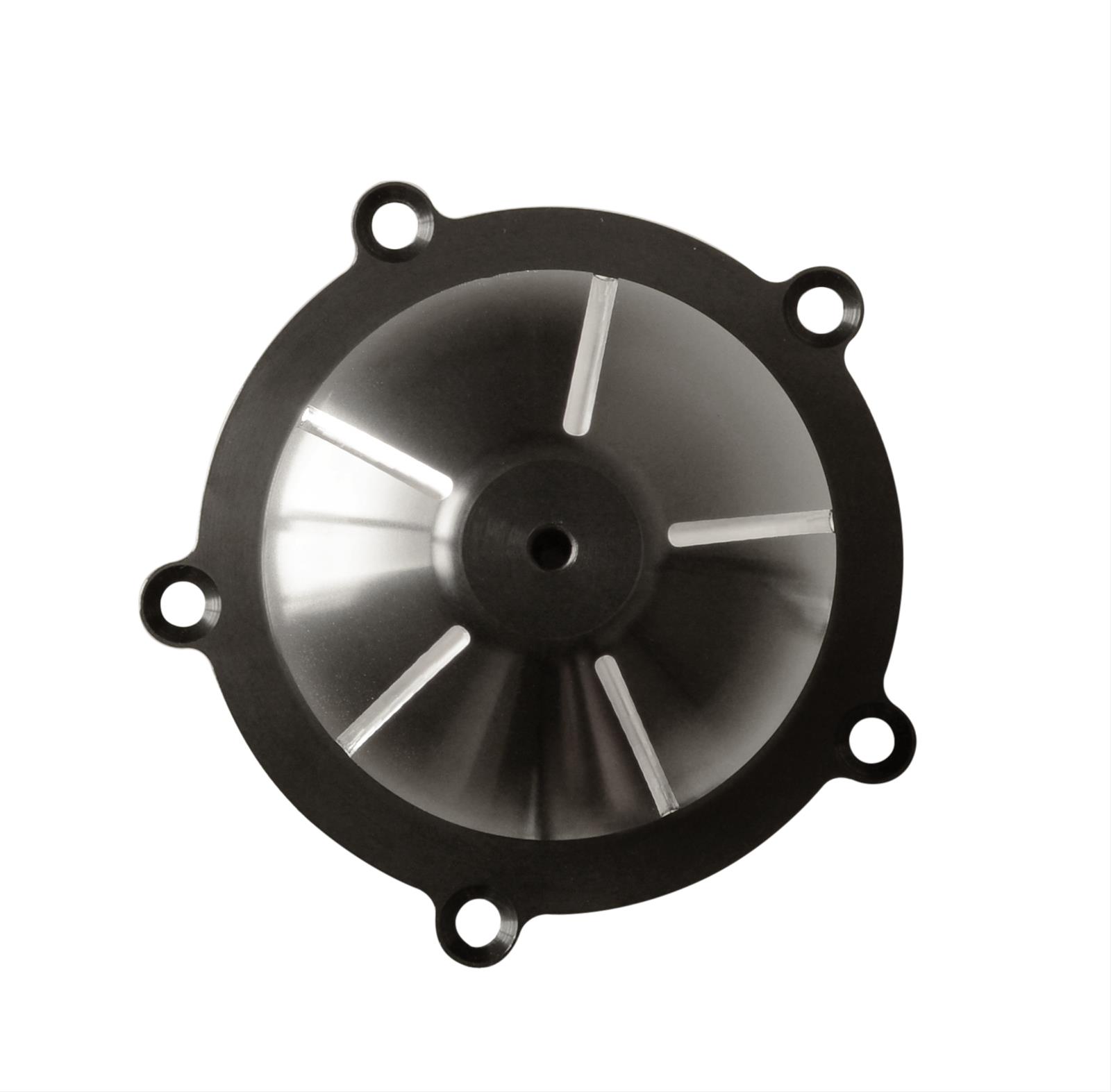 JOES Racing Products Wheel Hub Dust Caps 25026 Cap, Aluminum, Black, Machined Indicators, Each