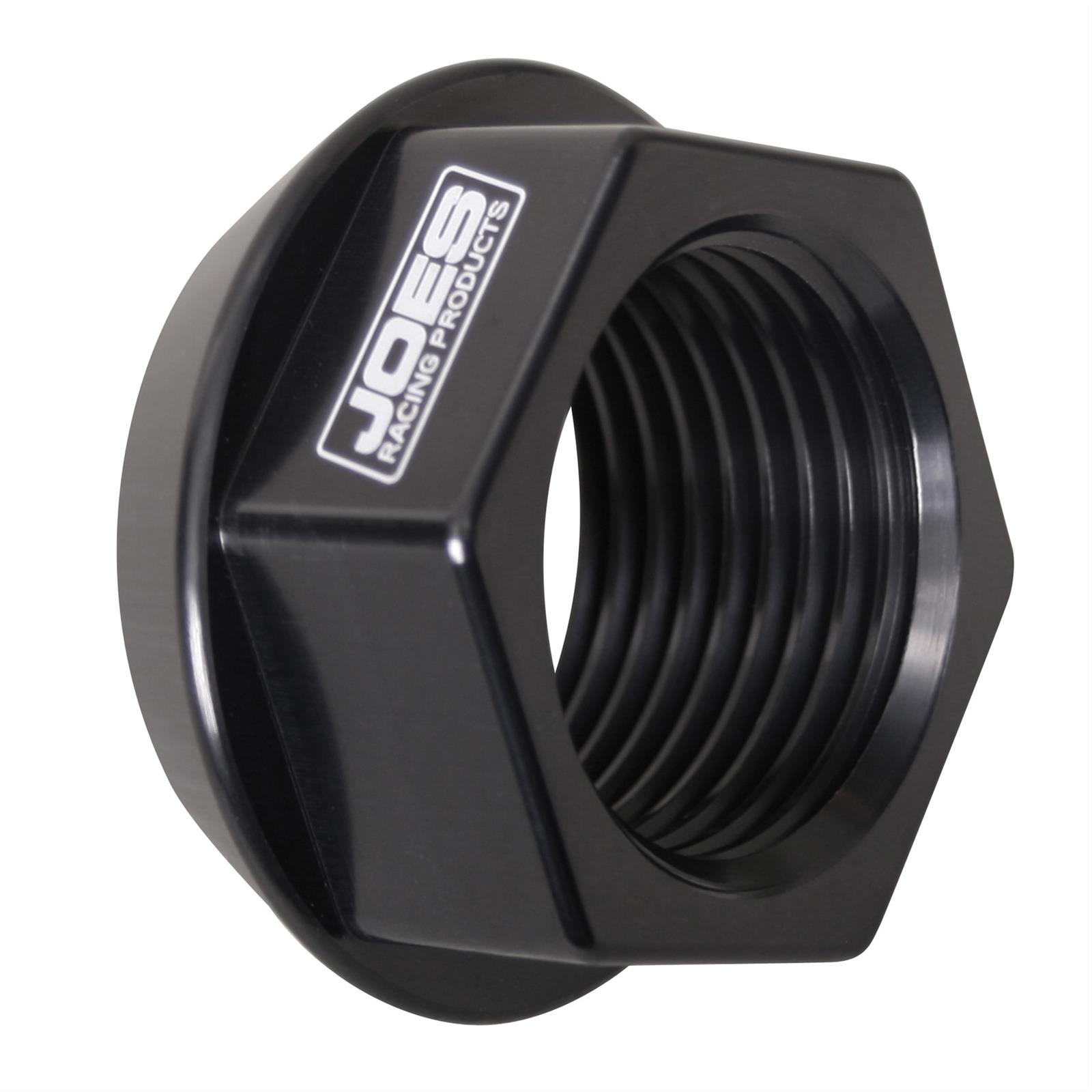 JOES Racing Products Micro Sprint Rear Axle Nuts 25697 Nut, Sprint, Right Hand Threads, Aluminum, Black, Each