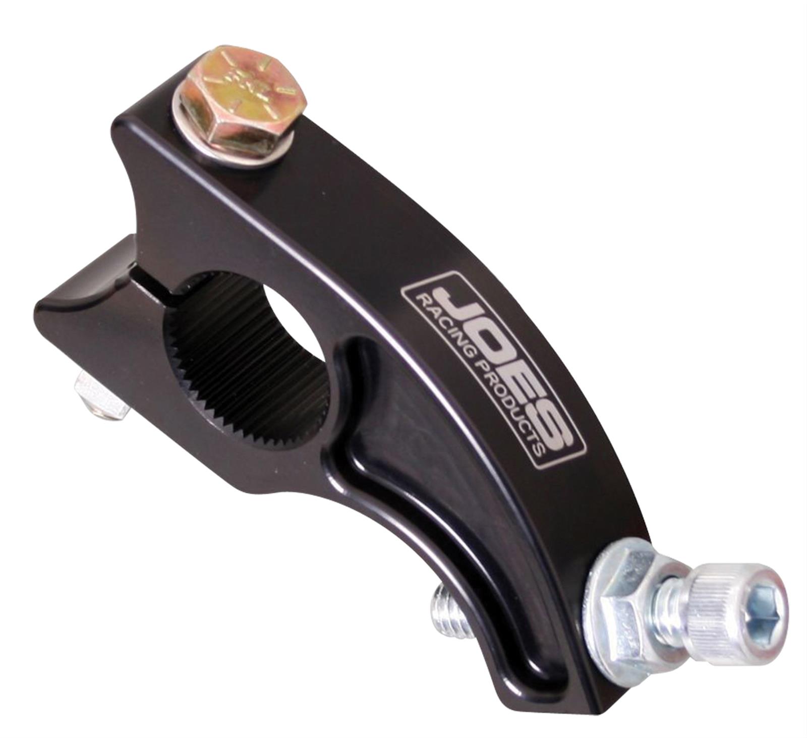 JOES Racing Products Micro Sprint Torsion Stops 25905 Mini Bar Stop, Aluminum, 7/8 in. x 48 Spline, Black, Each