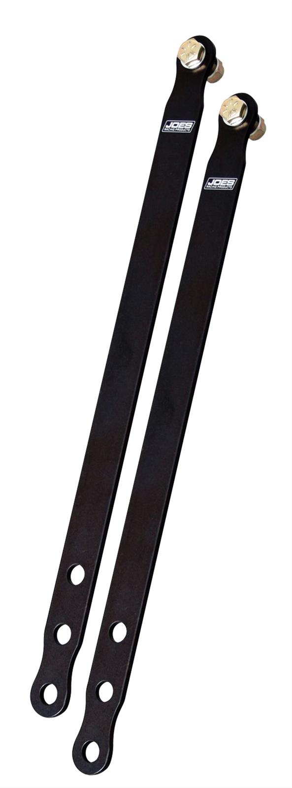 JOES Racing Products Micro Sprint Nose Wing Stabilizers 25970 Stabilizers, Sprint, Black Powdercoated, Pair