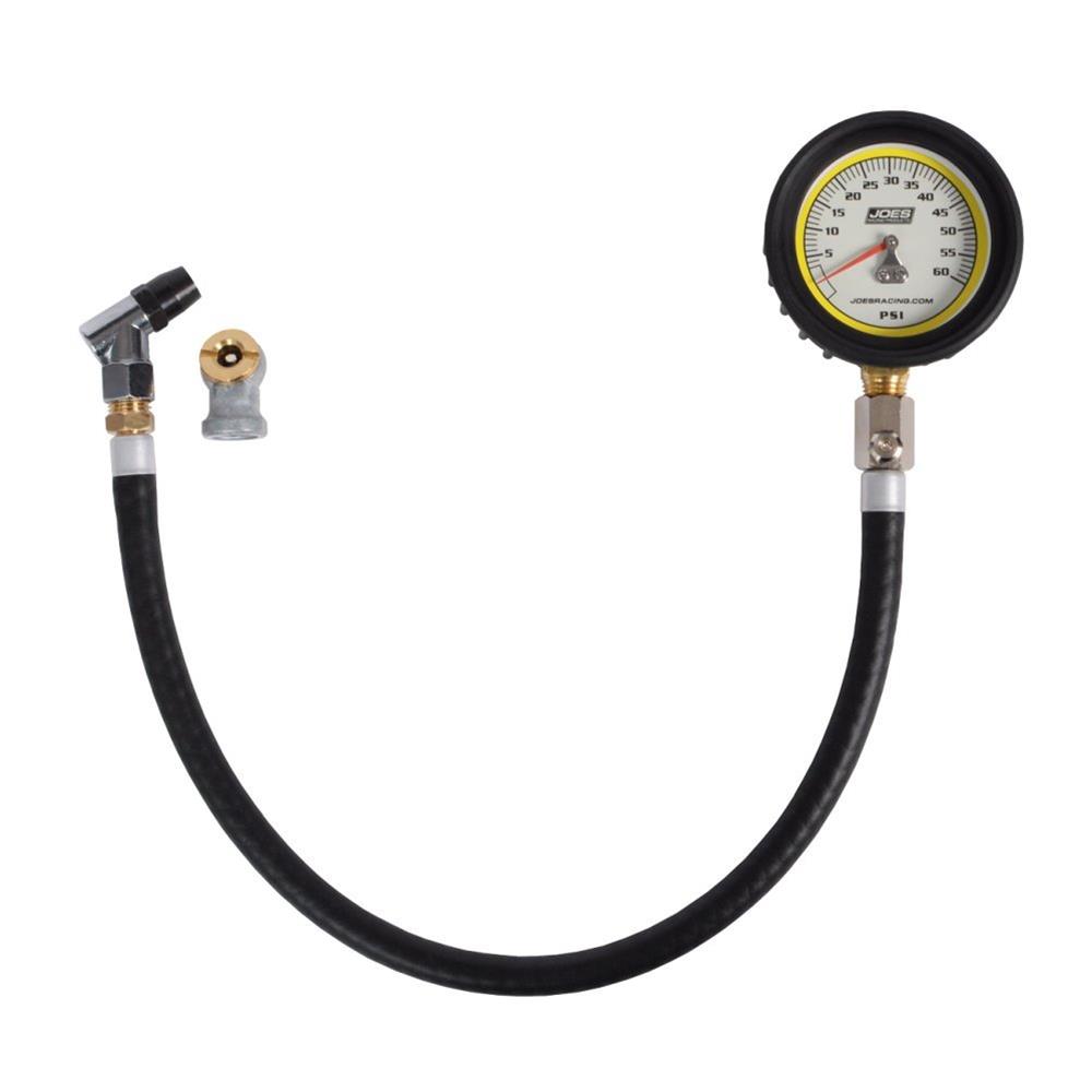 JOES Racing Products Pro Tire Gauges 32317 Pressure Gauge, Series, Glow-In-The-Dark, Analog, 0 - 60 psi, 2.50 in. Diameter, Each thumbnail 2