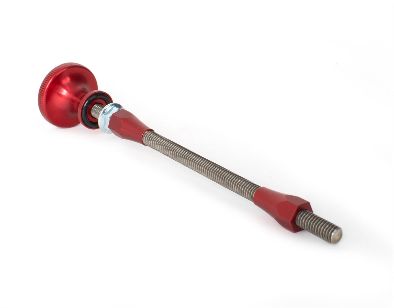 JOES Racing Products Air Cleaner Stud Kits 34306 Stud, 5/16 in.-18 Thread Size, Stainless Steel, Red Anodized, Wing Nut, Kit
