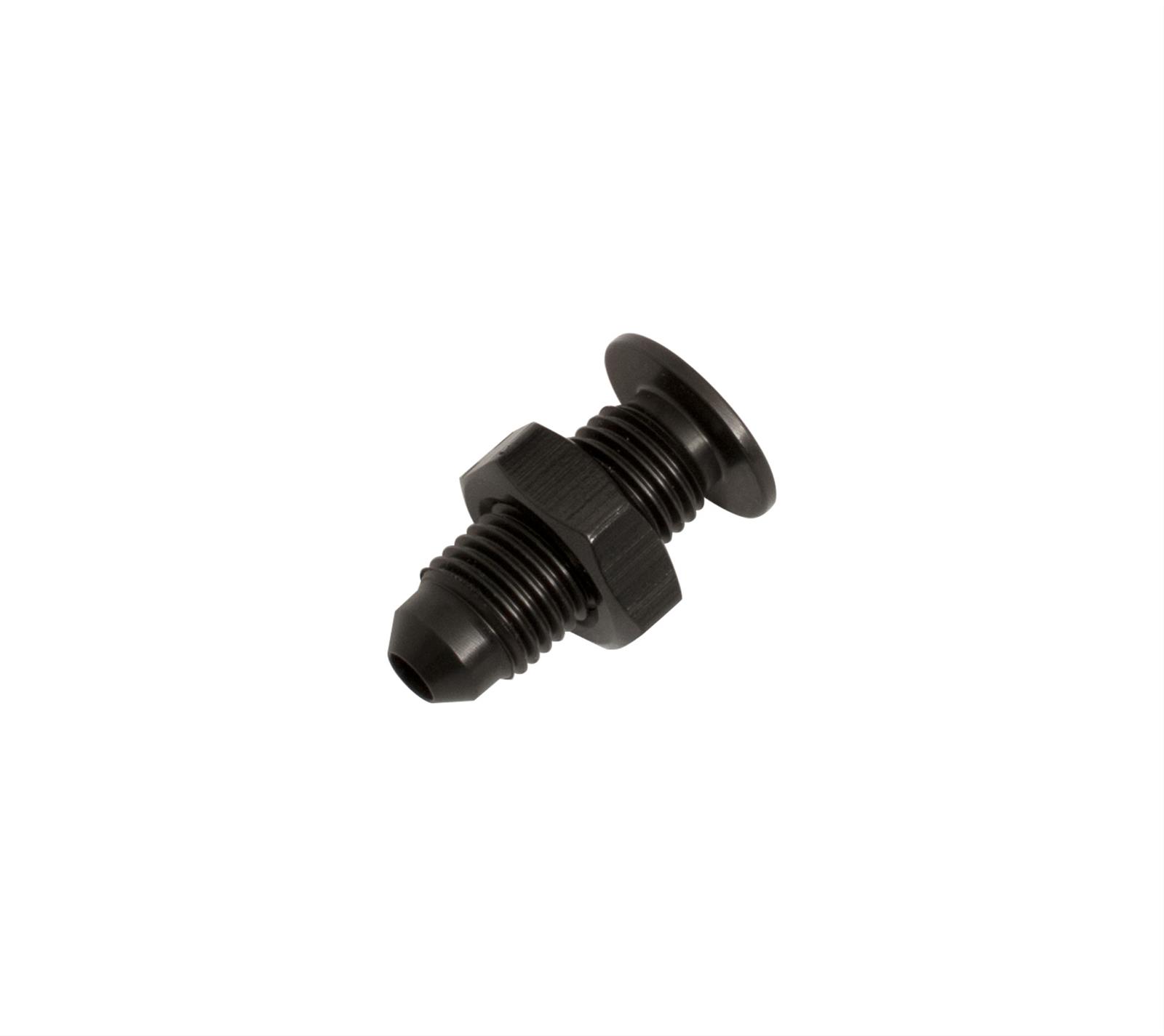 JOES Racing Products Radiator Overflow Fittings 34375 Tank Components, Fitting, Aluminum, Black, -4AN, Each thumbnail 2