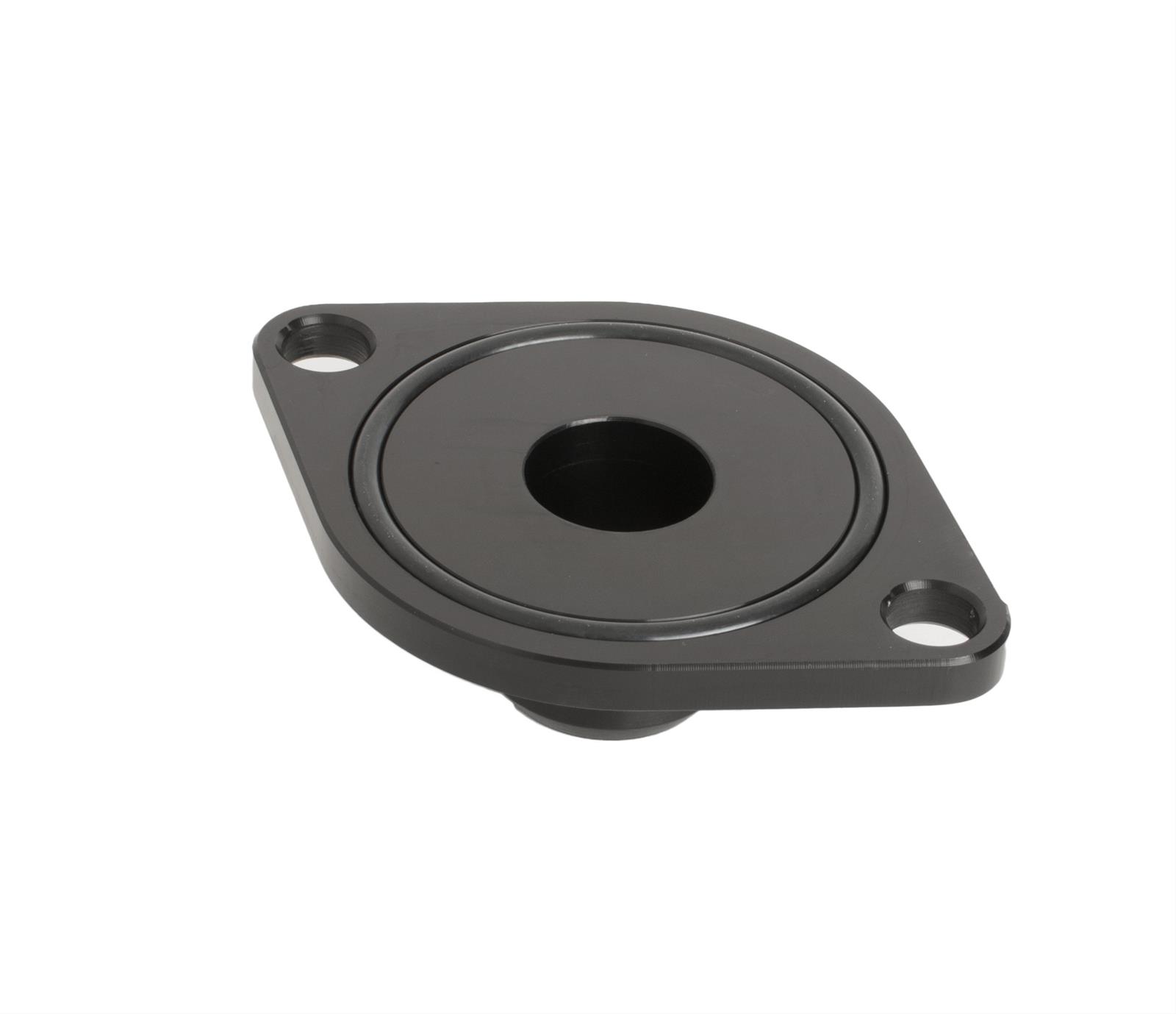 JOES Racing Products Water Neck Outlets 36050 Neck, Aluminum, Black Anodized, Straight Up, -16 AN Male Threads, Chevrolet, Each thumbnail 2