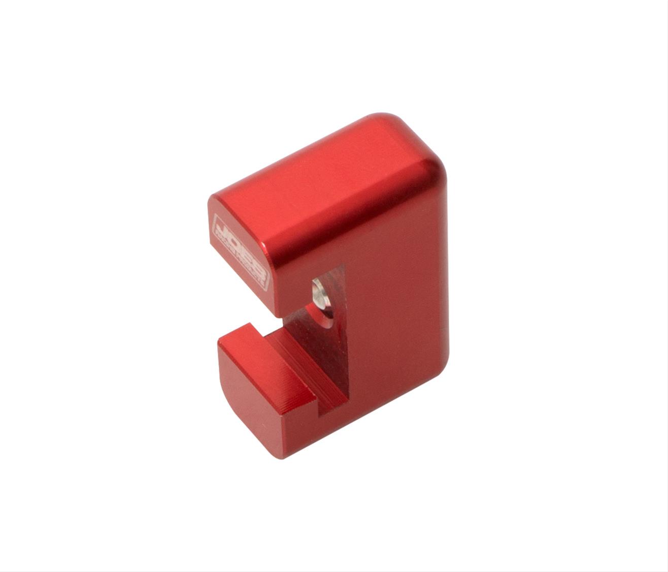 JOES Racing Products Replacement Radiator Core Retainer Clamps 36509 Mounting Brackets, Clamp, Billet Aluminum, Red, Universal, Each