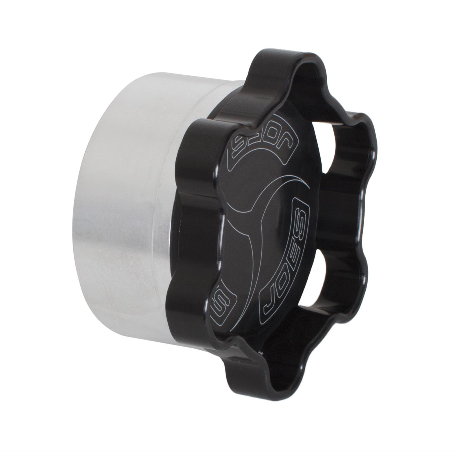 JOES Racing Products Weld-On Bung and Cap Assemblies 37402 Assembly, Weld-On, Aluminum, Female Threads, 2.375 in. O.D., 2.000 in. I.D., Each