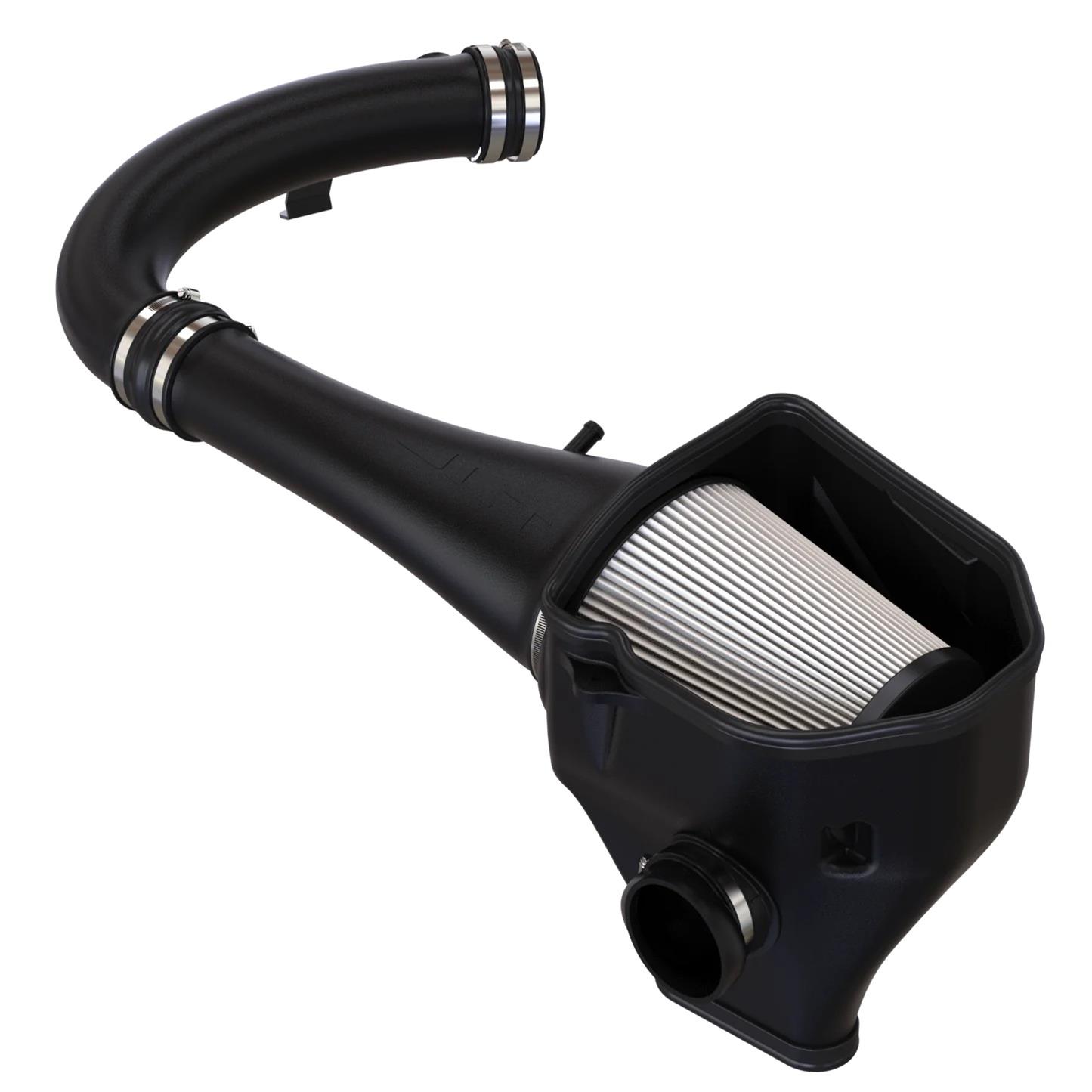 JLT Performance Cold Air Intakes CAI-75-5183D Intake Kits, Snap-In Lid, Plastic Tube, Textured Black, Synthetic Dry Filter, White Element, Dodge, RAM, 3.6L, Kit