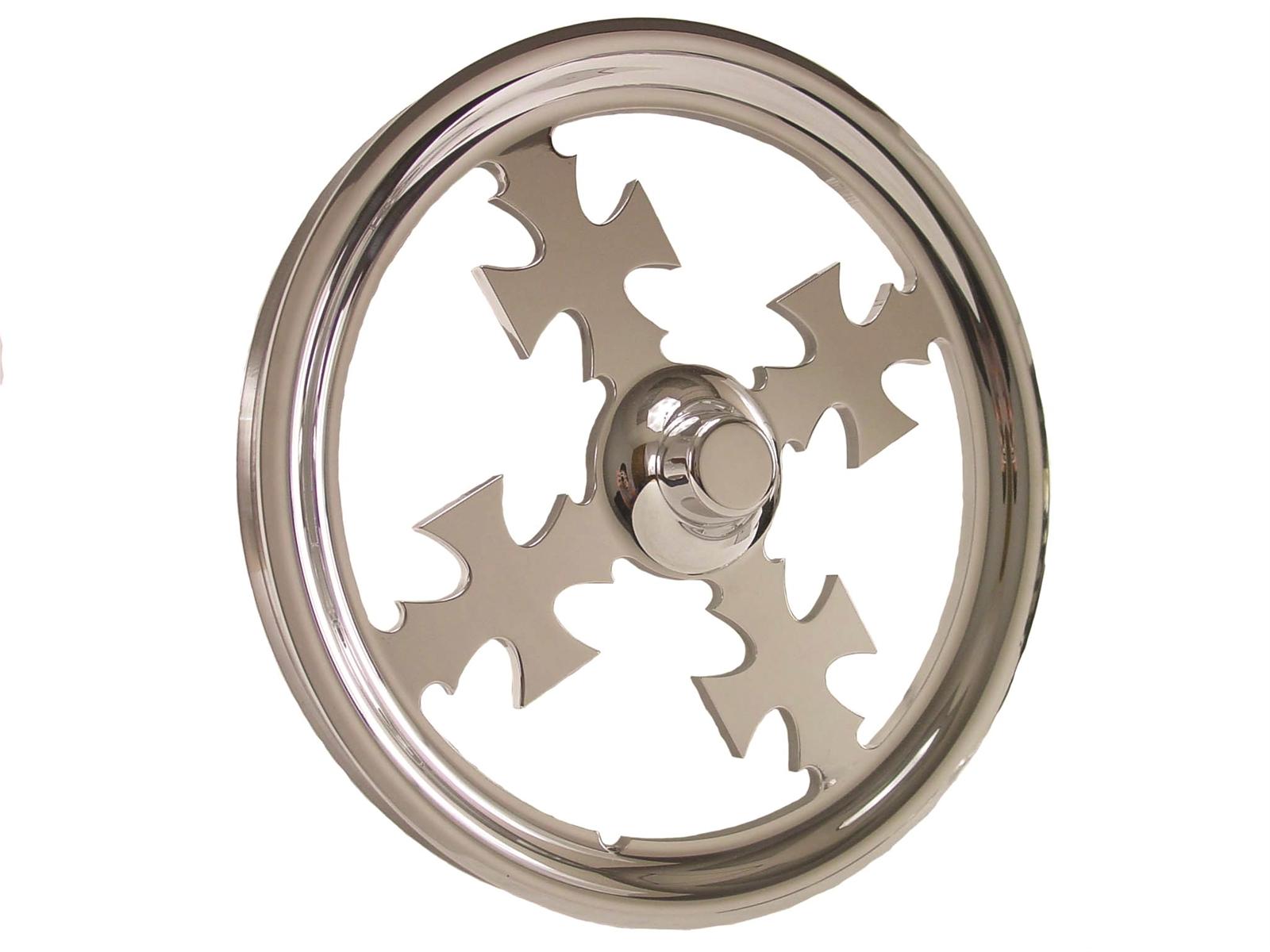 JR Race Car 5557833 JR Race Car Iron Cross Jr. Dragster Polished Front