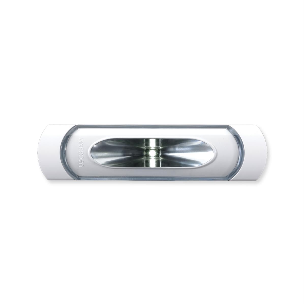 J. W. Speaker Model 450 LED Marine Navigation Lights 0230701 Light Assemblies, 450, Maine Light, Low Profile, Stern Mount, White Light, Plastic Housing, White, 12-24V, Each