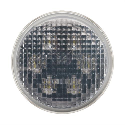 J. W. Speaker 6042 LED Taillights 343211 Taillight, Stop/Taillight, LED, 4.5 in. Round, Clear, Aluminum, 12-24 V, Each thumbnail 2