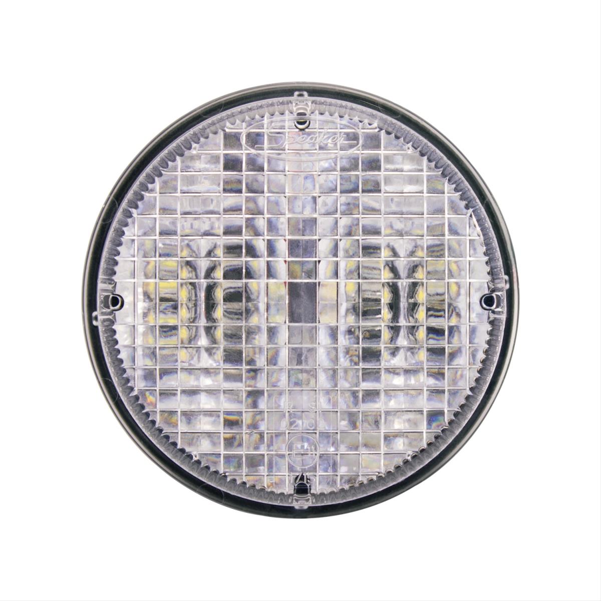J. W. Speaker 217 LED Signal Lights 345461 Auxiliary Light, Daytime Running Light, LED, with Adapter, 3 in. Round, Clear, Polycarbonite, 12-24 V, Each thumbnail 2