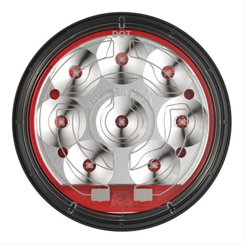 J. W. Speaker 234 DOT-Compliant LED Taillights 346421 Trailer Light, Stop/Tail/Turn Lamp, 4 in., Clear Lens, LED, Red, Each thumbnail 4