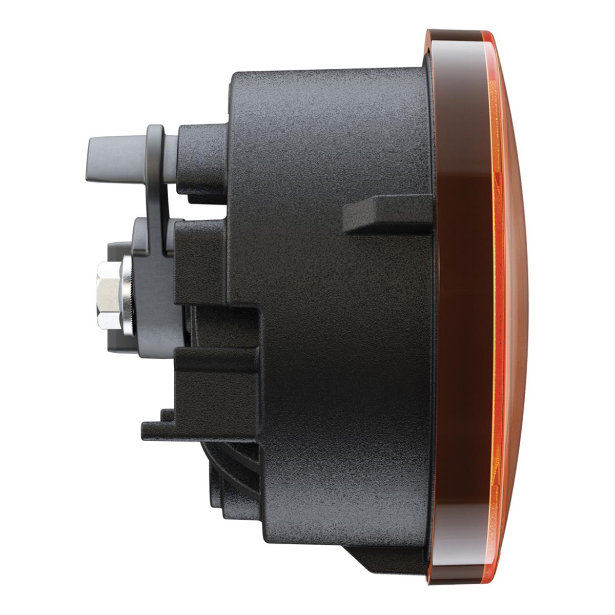 J. W. Speaker 239 J2 Series LED Turn Signals 346483 Signal Indicators, LED, Front, Round, Amber Lens, Jeep, Pair