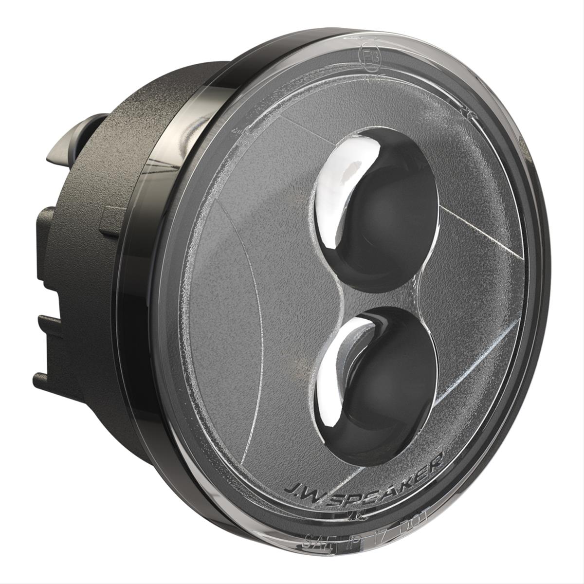 J. W. Speaker 239 J2 Series LED Turn Signals 346493 Signal Indicators, LED, Front, Round, Clear Lens, Jeep, Pair thumbnail 2