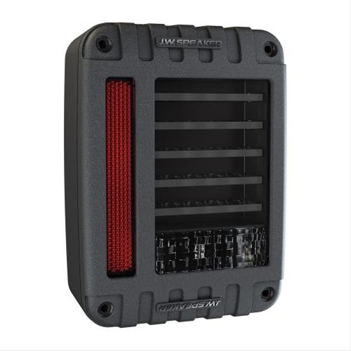 J. W. Speaker 279 DOT-Compliant LED Taillights 347553 Taillight Assemblies, Taillight, Rectangular, 8.28 in. Height, 6.05 in. Width, 3.43 in. Depth, Clear Lens, Black Housing, Pair thumbnail 5