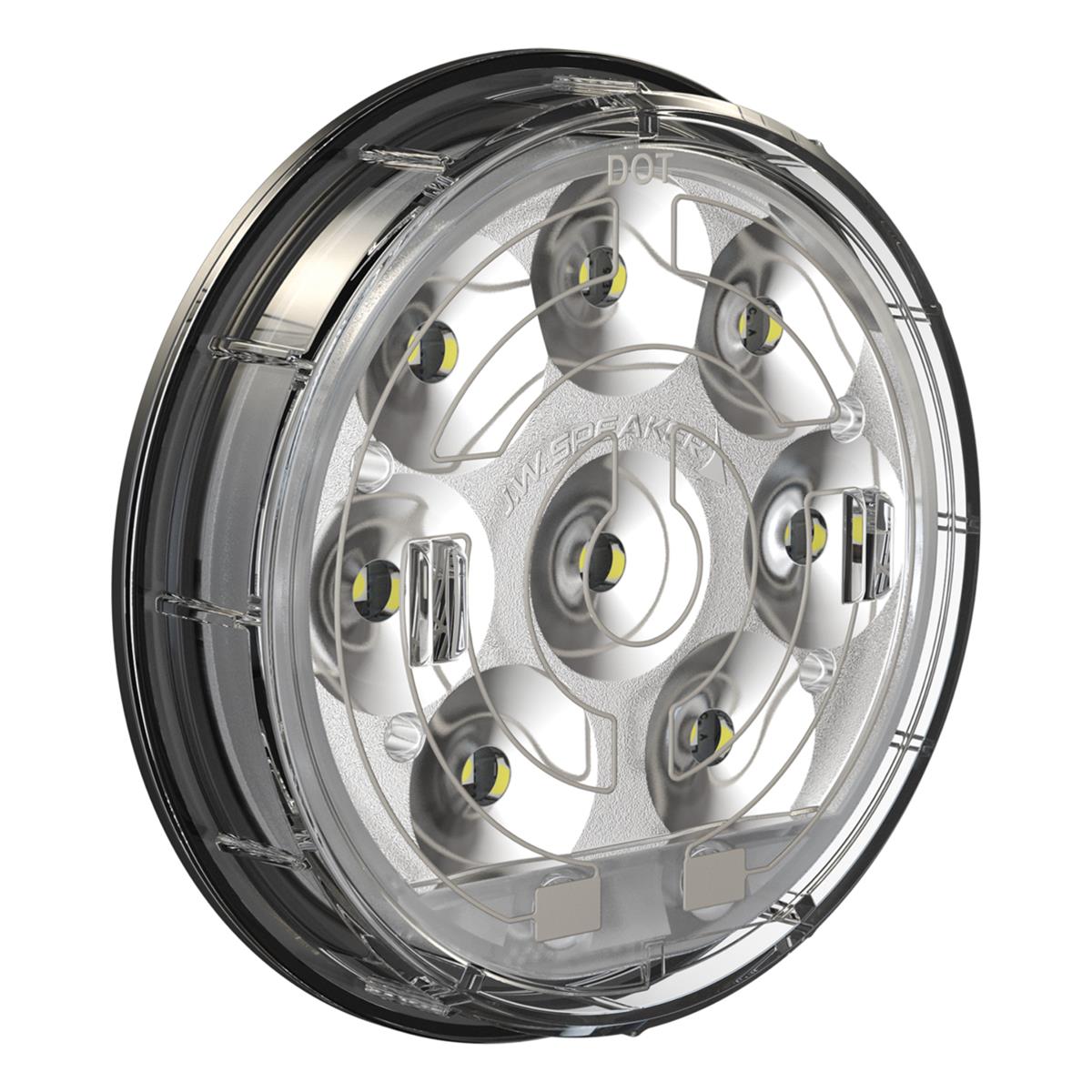J. W. Speaker 234 DOT-Compliant LED Taillights 347881 Trailer Light, Backup Lamp, 4 in., Non-Heated Clear Lens, LED, White, Each thumbnail 2