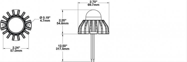 J.W. Speaker Interior Lights 442541 408-12/24V LED Engine Lamp thumbnail 3