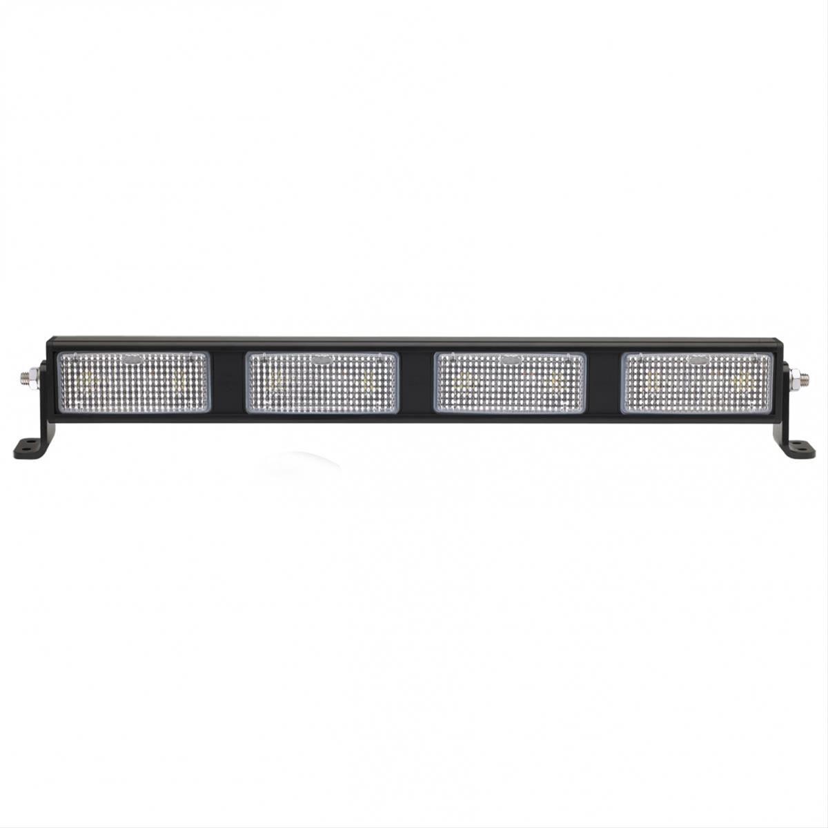 J. W. Speaker 9049 LED Light Bars 546021 Auxiliary Light, 25 in. Bar, Driving Beam, 4 Lights, Clear, Aluminum, 12 V, Each thumbnail 2