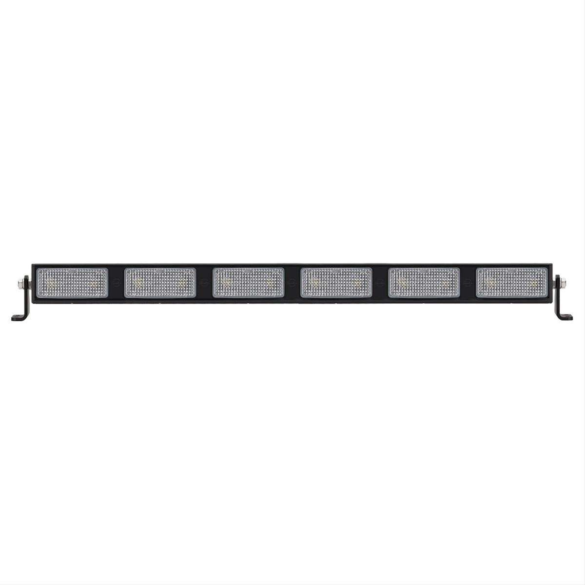 J. W. Speaker 9049 LED Light Bars 548451 Auxiliary Light, 40 in. Bar, Driving Beam, 6 Lights, Clear, Aluminum, 12 V, Each