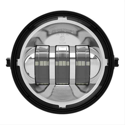J. W. Speaker 6146 Ford Fog Lights 549661 Auxiliary Light, Light, LED, Bumper Mount, 4 in. Round, Clear, Chrome Inner Bezel, Aluminum, 12 V, Ford, Each thumbnail 5
