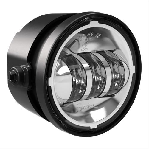 J. W. Speaker 6146 Ford Fog Lights 549661 Auxiliary Light, Light, LED, Bumper Mount, 4 in. Round, Clear, Chrome Inner Bezel, Aluminum, 12 V, Ford, Each thumbnail 4
