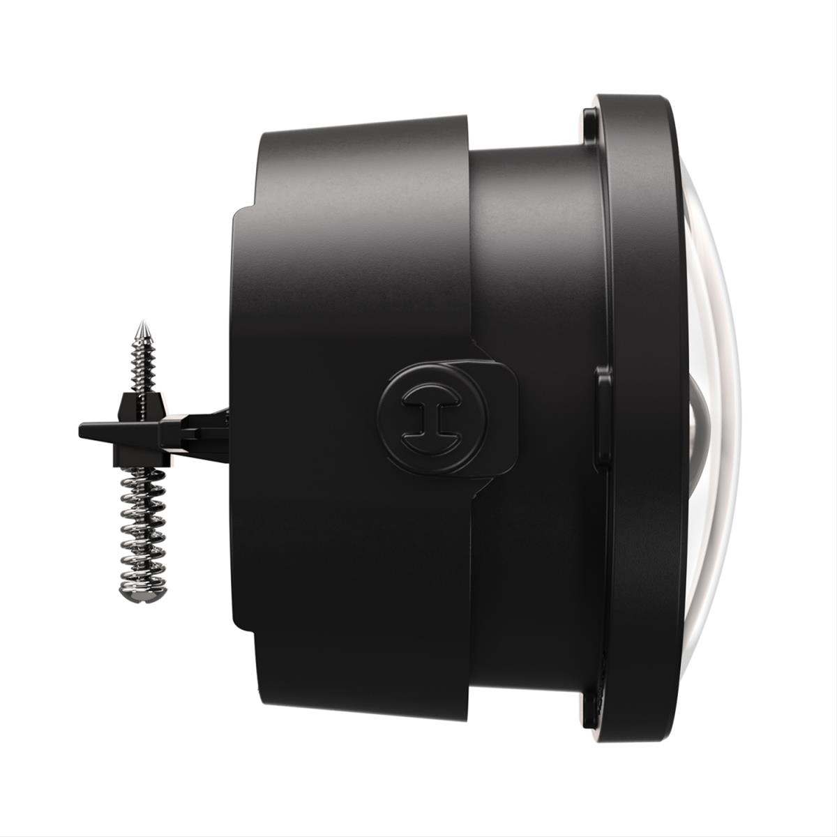 J. W. Speaker 6146 Ford Fog Lights 549671 Auxiliary Light, Light, LED, Bumper Mount, 4 in. Round, Clear, Black Inner Bezel, Aluminum, 12 V, Ford, Each thumbnail 4