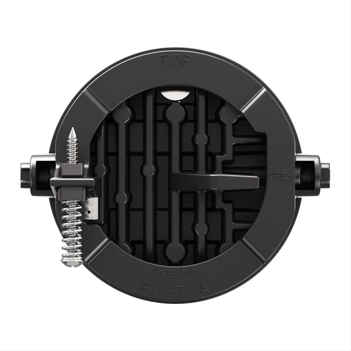 J. W. Speaker 6146 Ford Fog Lights 549671 Auxiliary Light, Light, LED, Bumper Mount, 4 in. Round, Clear, Black Inner Bezel, Aluminum, 12 V, Ford, Each thumbnail 3