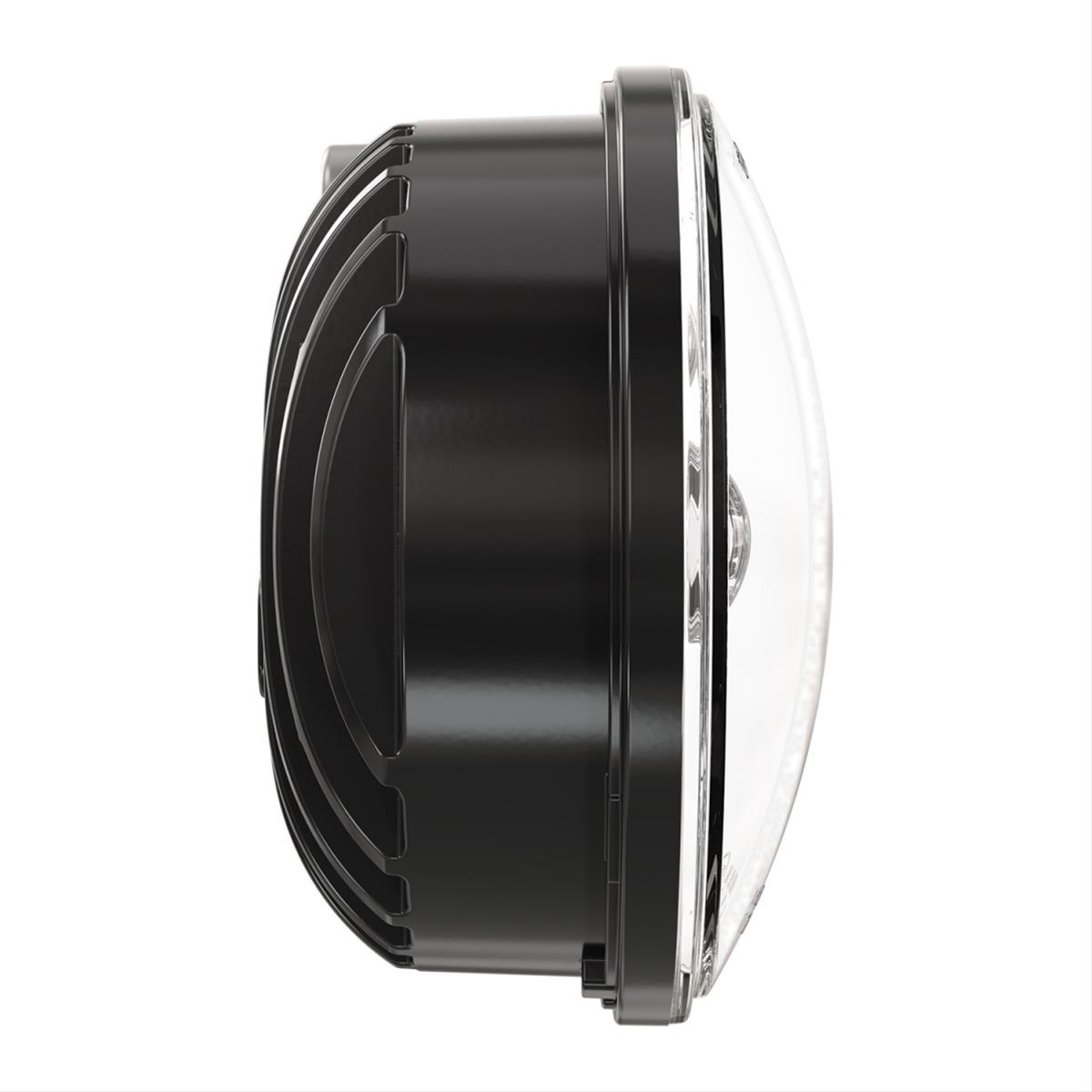 J. W. Speaker 8630 Evolution ECE-Compliant LED Headlights 549921 Headlight, LED, Round, Clear Lens, Black Housing, Left Hand Traffic Beam, Each thumbnail 5