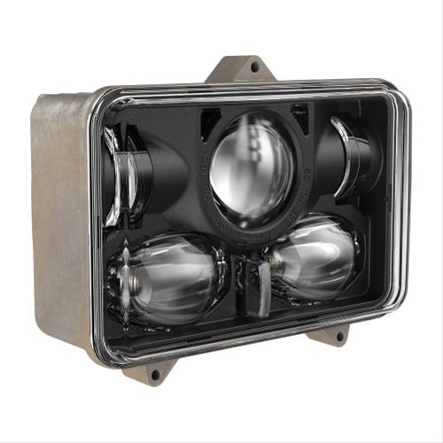 J. W. Speaker 8820 LED Headlights 550271 Headlight Assemblies, Model 8820, LED, Clear Lens, Black Housing, Black Bezel, 12-24 V Headlight, 3-Point Mount, Each thumbnail 4