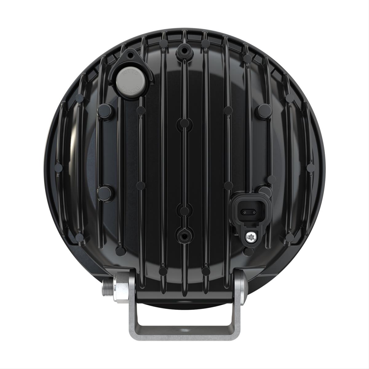 J. W. Speaker TS4000 LED Auxiliary Lights 551693 Light, ECE Light, LED, High Beam, 7 in. Round, Clear, Black Inner Bezel, Aluminum, 12-24 V, Pair