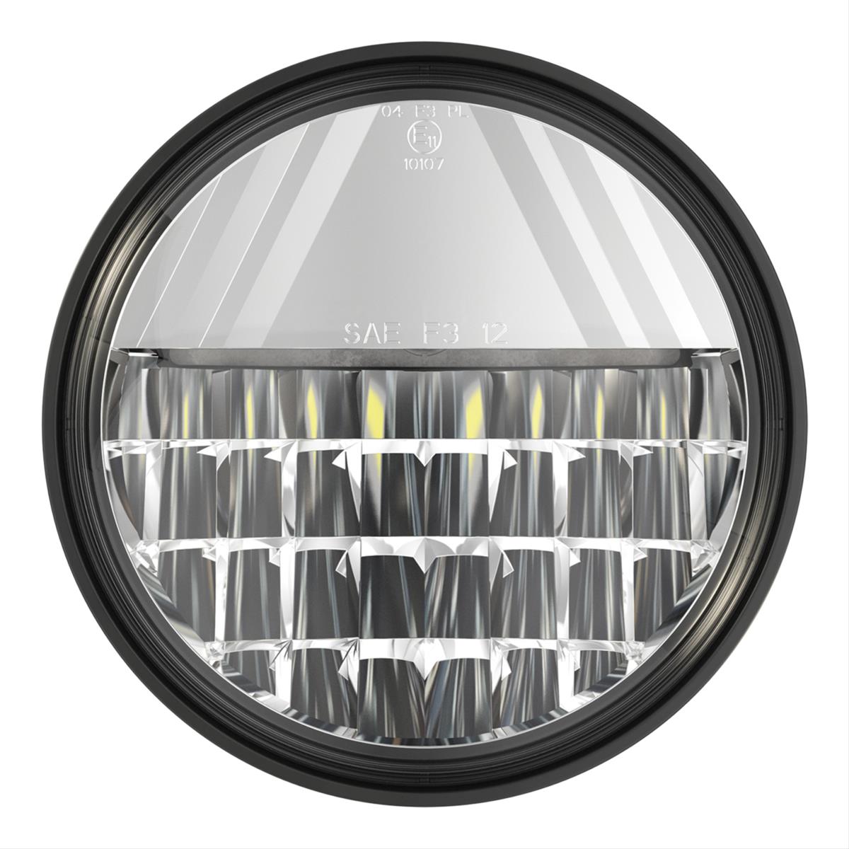 J. W. Speaker 6025 LED Fog Lights 553021 Auxiliary Light, Reflective Light, LED, RHT/LHT, 4 in. Round, Clear, Polycarbonate, 12 V, Each