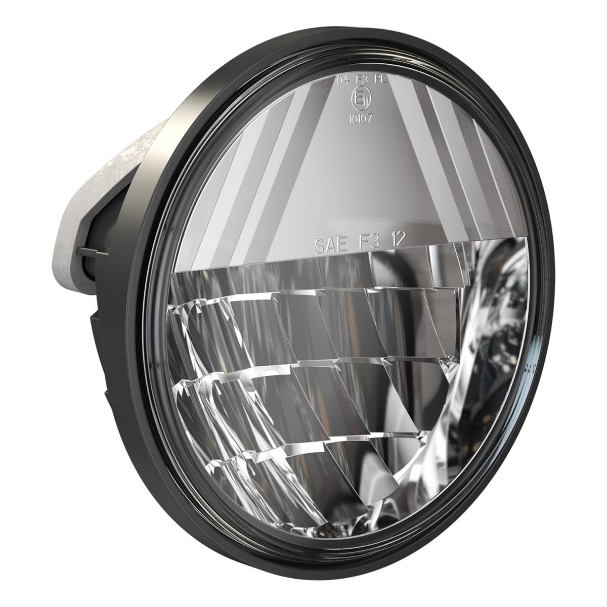 J. W. Speaker 6025 LED Fog Lights 553023 Auxiliary Light, Reflective Light, LED, RHT/LHT, 4 in. Round, Clear, Polycarbonate, 12 V, Pair thumbnail 2