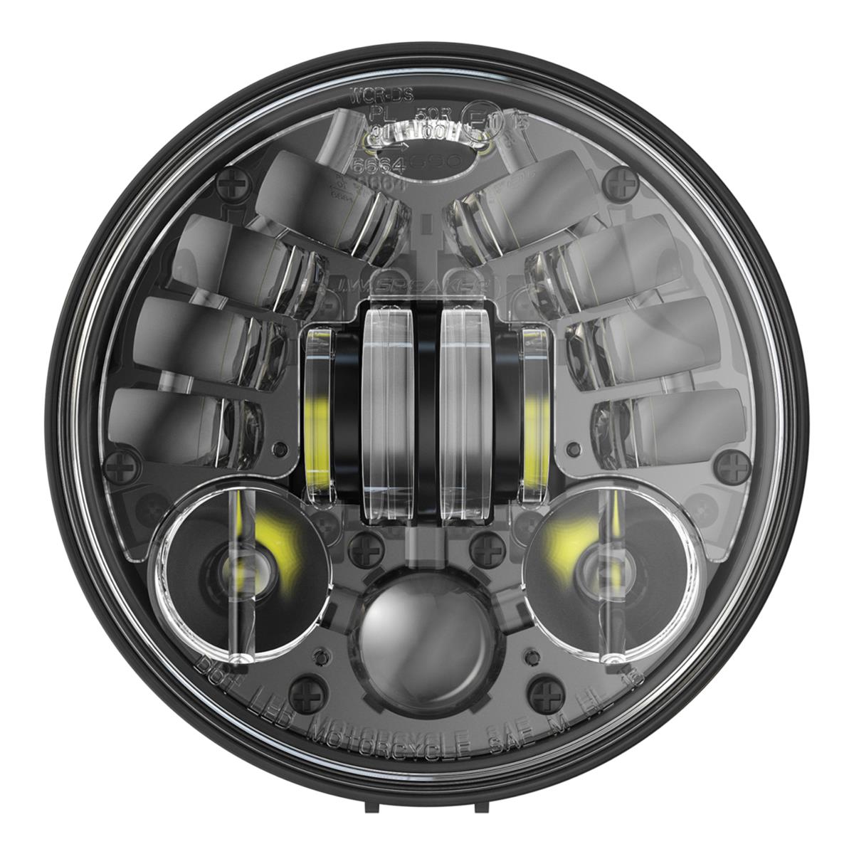 J.W. Speaker Headlight Assemblies 555111 8691A - 12V Pedestal Headlight, Black thumbnail 3