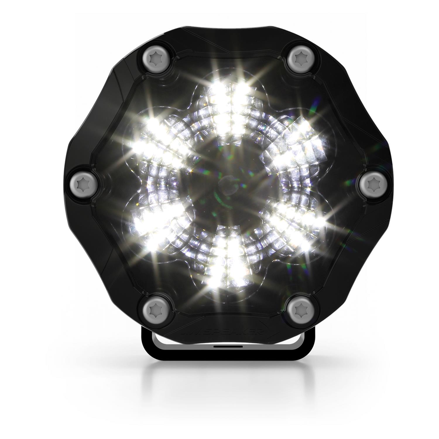 J. W. Speaker Trail 6 Sport Light Pods 0555353 Auxiliary Lights, Sport, LED, 12V, Aluminum, Black, 3,830 Lumens, Pair thumbnail 3