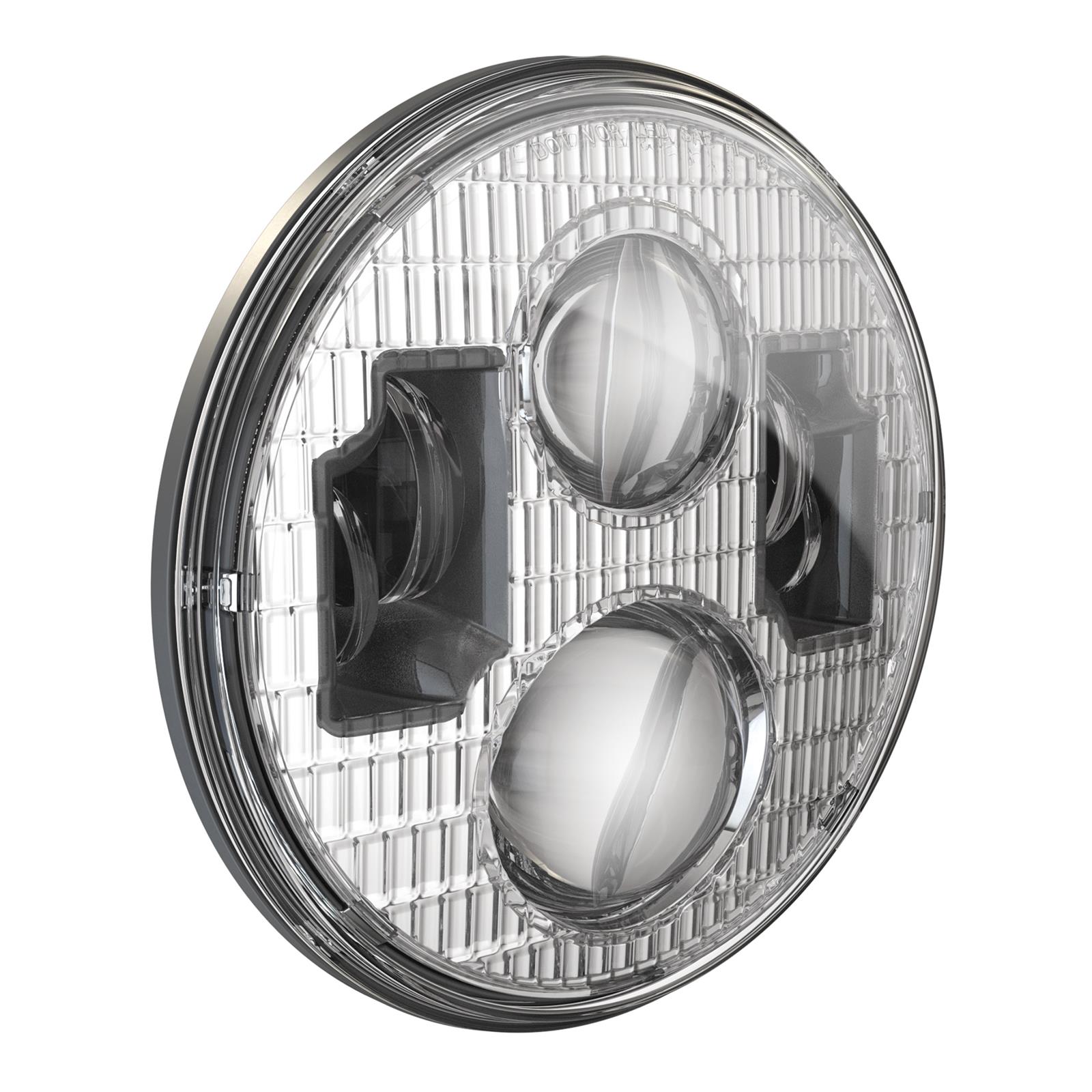 J. W. Speaker Model 8700 EVO 2 Classic LED Headlights 557661 Headlight Assembly, Series, Chrome Bezel, 12 V, LED, Universal, Each