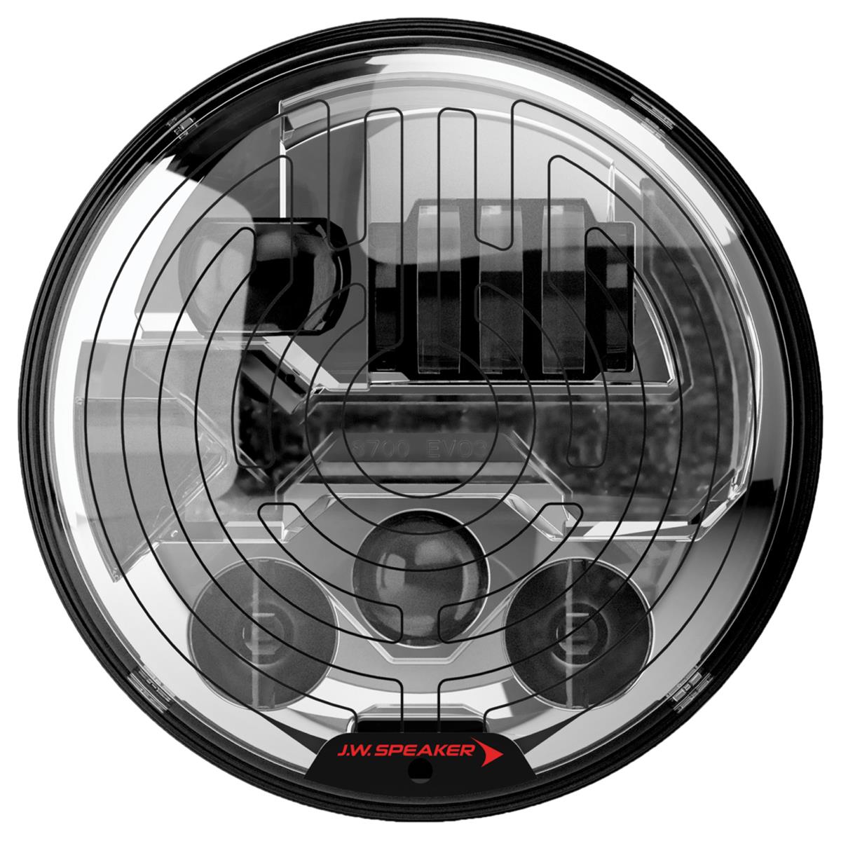 J.W. Speaker Headlight Assemblies 0558291 Headlight, EVO3, 12V ECE LHT, CHR, LH HT,SER