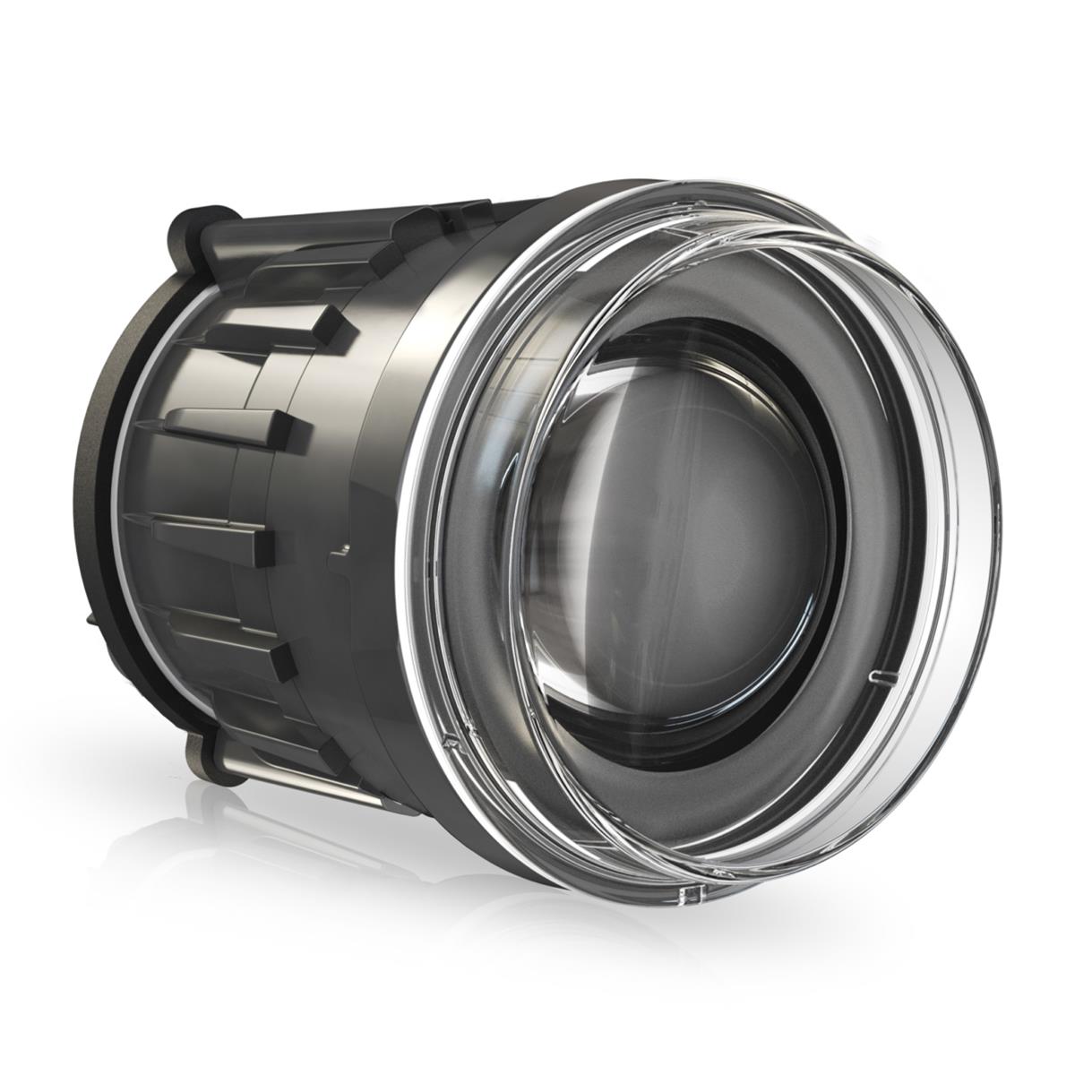 J. W. Speaker 93 LED Lights 0560371 Headlight Assemblies, Model 93, 90mm Headlight, 5-in-1 Headlight, Clear Lens, Aluminum Housing, Black, 12-24V, Each