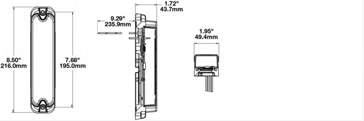 J.W. Speaker 645661 J. W. Speaker Model 284 LED Strobe Warning and