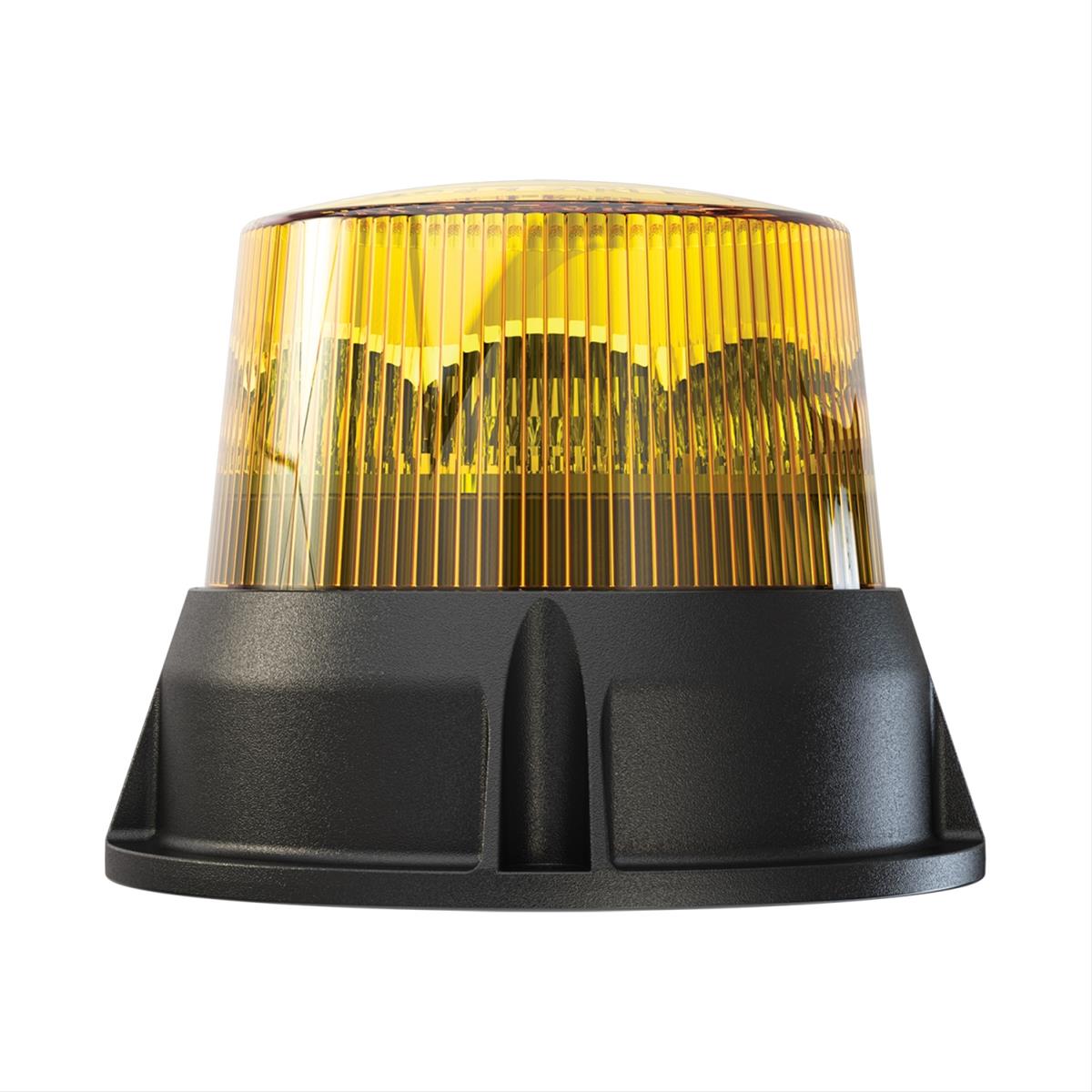 J. W. Speaker Model 406 LED Strobe Lights 646501 Light, 406, Light, Amber, Low Profile, Round, Plastic Housing, Black, 12 in. Wire Leads, Each