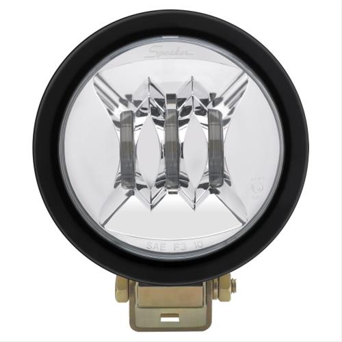 J. W. Speaker 6050 LED Fog Lights 1403151 Auxiliary Light, Light, LED, 4.5 in. Round, Clear, Chrome Inner Bezel in Rubber Bucket, Aluminum, 9-15 V, Each thumbnail 3