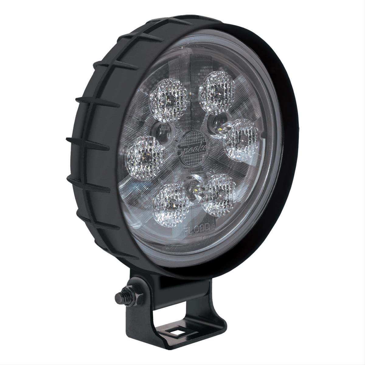 J. W. Speaker 670 XD LED Work Lights 1403261 Auxiliary Light, Light, LED, Spot Beam, 4.5 in. Round, Clear, Polycarbonate, 12-24 V, Each thumbnail 2