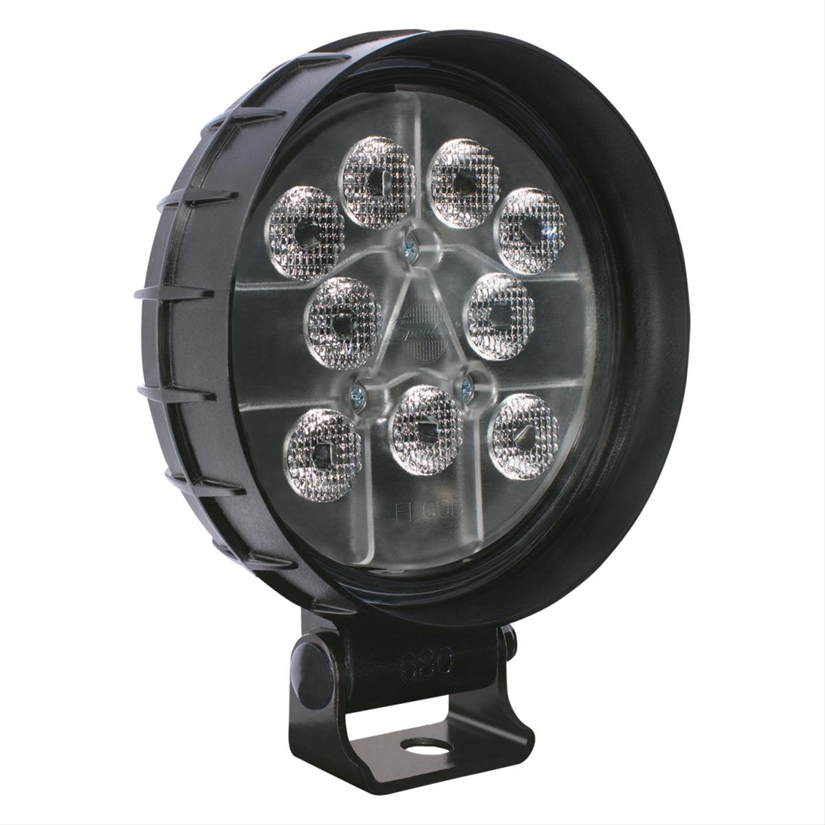 J. W. Speaker 680 XD LED Work Lights 1501641 Auxiliary Light, Light, LED, Flood Beam, 5.75 in. Round, Clear, Polycarbonate, 12-24 V, Each