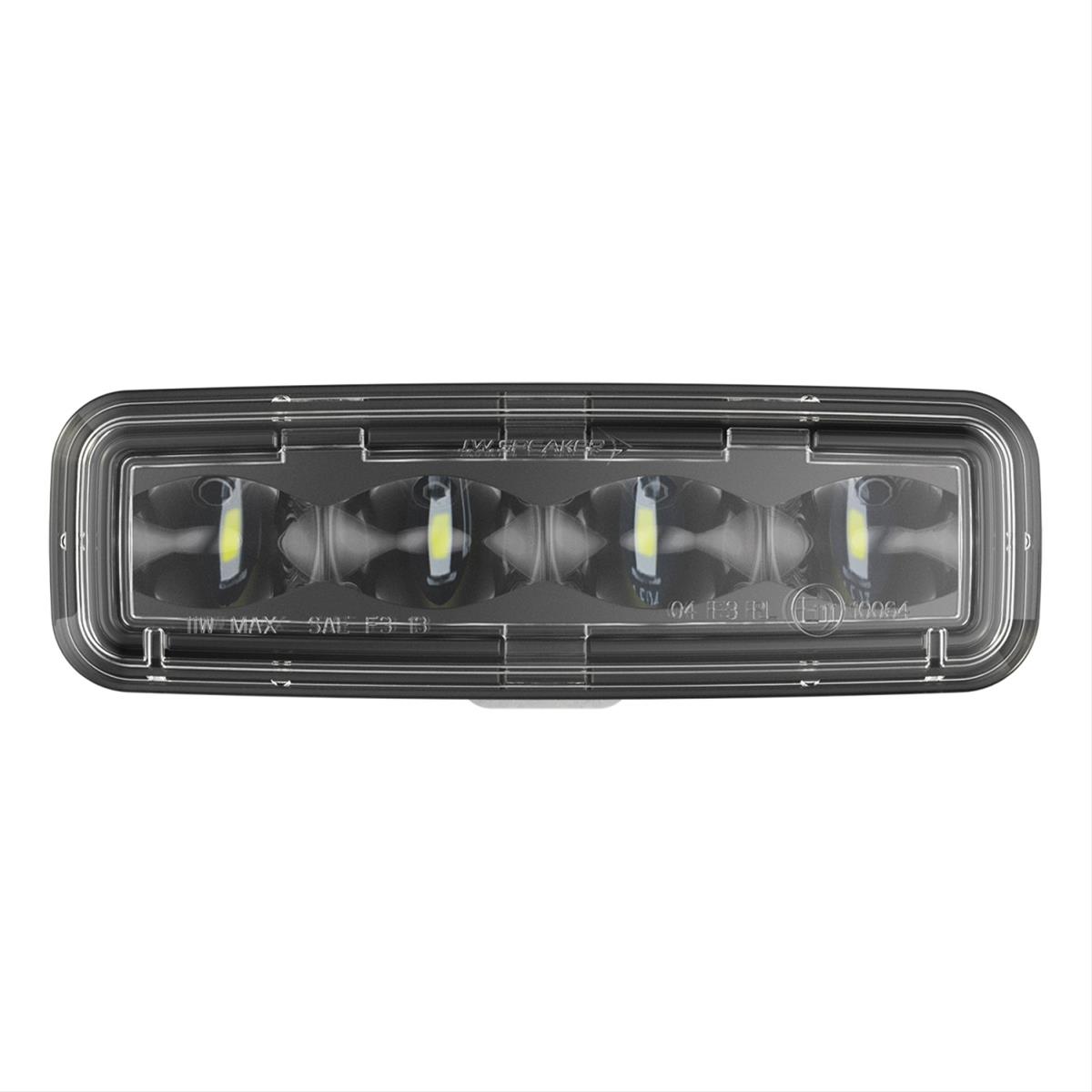 J. W. Speaker 791 LED Work Lights 1603603 Auxiliary Light, DOT/ECE Fog Light, LED, Pedestal/Pendant Mount, 6 x 2 in. Rectangular, Clear, Aluminum, 12 V, Kit thumbnail 2