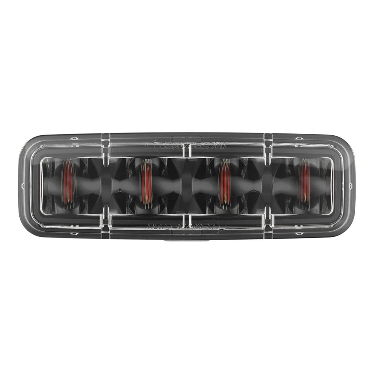 J. W. Speaker 793 LED Safety Lights 1603631 Auxiliary Light, Light, LED, Red Stripe Zone, 6 x 2 in. Rectangular, Aluminum, 12-110 V, Each