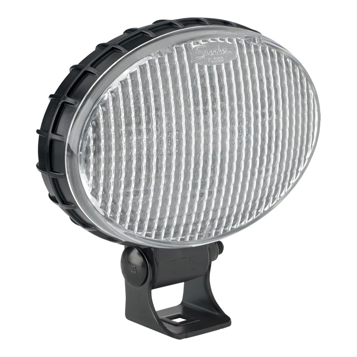 J. W. Speaker 770 XD LED Work Lights 1706261 Auxiliary Light, Light, LED, Spot Beam, 5 x 3 in. Oval, Clear, Polycarbonate, 12-48 V, Each