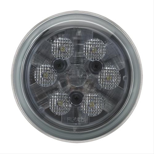 J. W. Speaker 6040 LED Work Lights 3157301 Auxiliary Light, Light, LED, Trapezoid Beam, 4.5 in. Round, Clear, Aluminum, 12 V, Each thumbnail 5