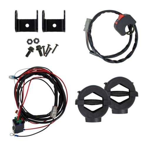 J.W. Speaker Light Bars, Pods and Fog Lights 8001211 LED Lights, MOTORCYCLE MTG KIT, 93, LG BAR